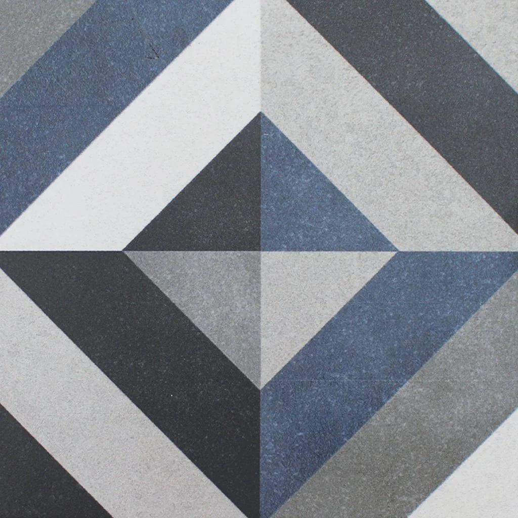 Geraldine Porcelain Pool Tile 6x6 Fleur Collection - Matte Finish Traditional Style