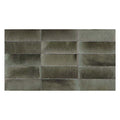 Aquatica Grigio Glossy Porcelain Pool Tile 3x8 Waterline - Grade 1 Gleeze Collection