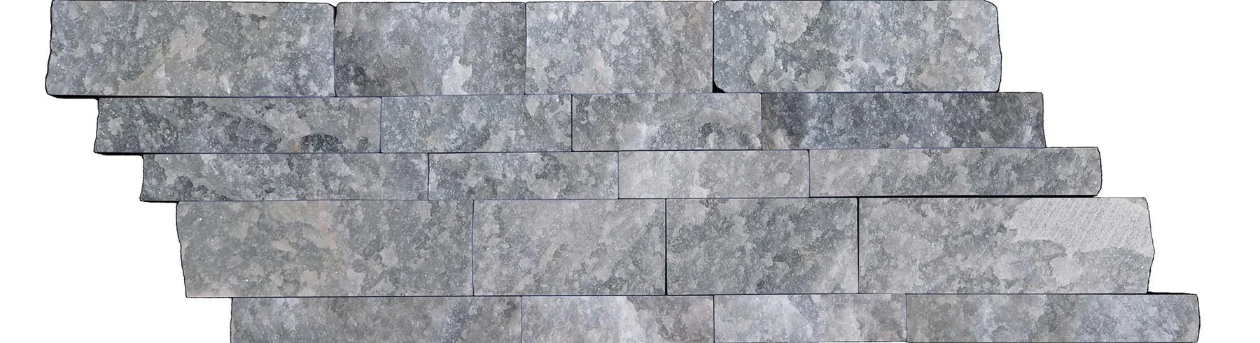 Icelandic Blue Natural Stone Ledger Panel Corner 9.75 x 3 x 7