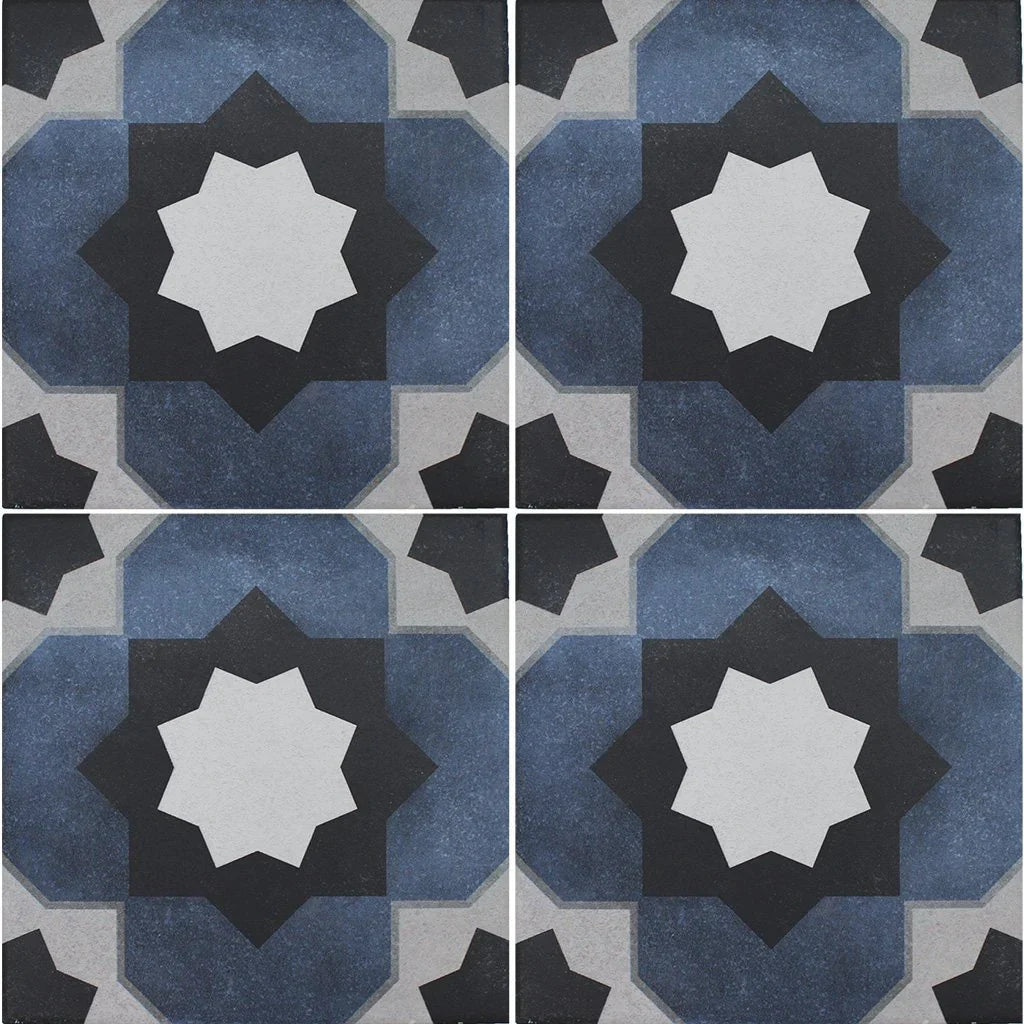 Porcelain Pool Tile 6x6 Janette - Aquatica Fleur Collection
