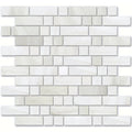 Contemporary Aquatica Kara Glass Mosaic Tile 1x1 1x3 11.75x12