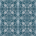 Porcelain Mosaic Pool Tile 6x6 Aquatica Maioliche 5 Mediterranean Inspired Design