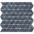 Moonstone Glass Mosaic Mesh Tile 11.75x11.75 Triangle
