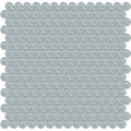 Aquatica Shadow Penny Round Glass Mosaic Tile Premounted 11.50x11.75