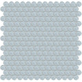 Penny Round Skylight Glass Mosaic Tile 11.5x11.75 - Satin Finish