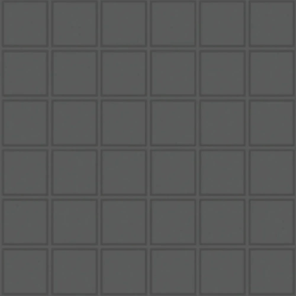 Aquatica Black Ceramic Retro Mosaic Tile 2x2 - Soho Collection