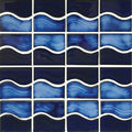 Aquatica Royal Blue Professional Grade 6x6 Porcelain Mosaic Pool Tile - Waterside