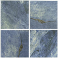 Porcelain Pool Tile Sea Wind Blue 6x6 Inches Surf Collection Premium Grade 1