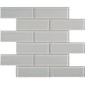 Glass Tile Shadow Brick Look Modern 11.75x11.75 - Aquatica Pool