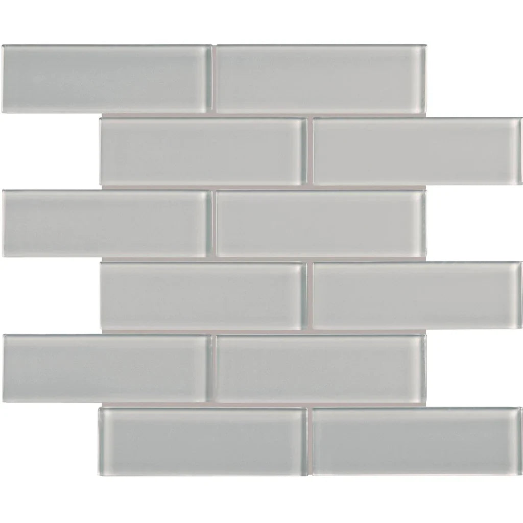 Glass Tile Shadow Brick Look Modern 11.75x11.75 - Aquatica Pool