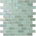 Aquatica Siegrass Glass Mosaic Tile 1x2 Inch 11.5x12.5 Superior Collection
