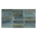 Turquoise Glossy Porcelain Pool Tile 3x8 - Gleeze Collection
