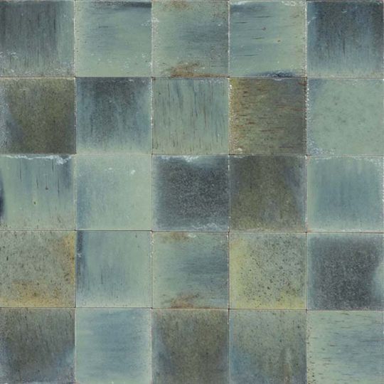 Turquoise Glossy Porcelain Pool Tile 4x4 inch Square - Contemporary Modern Style