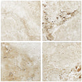 White Porcelain Square Pool Tile 6x6 - Scavo II Collection Water Resistant Design