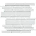 Whitestone Linear Glass Mesh Tile 11.75x11.75 - Premium Grade