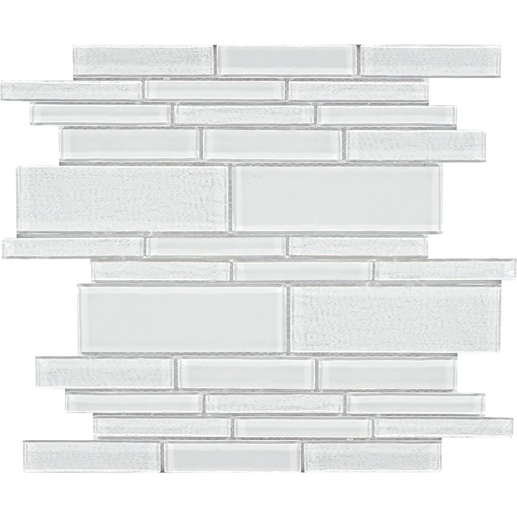 Whitestone Linear Glass Mesh Tile 11.75x11.75 - Premium Grade