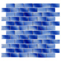 Aquatica Cobalt Glass Mosaic Tile 12x12 - Contemporary Accent
