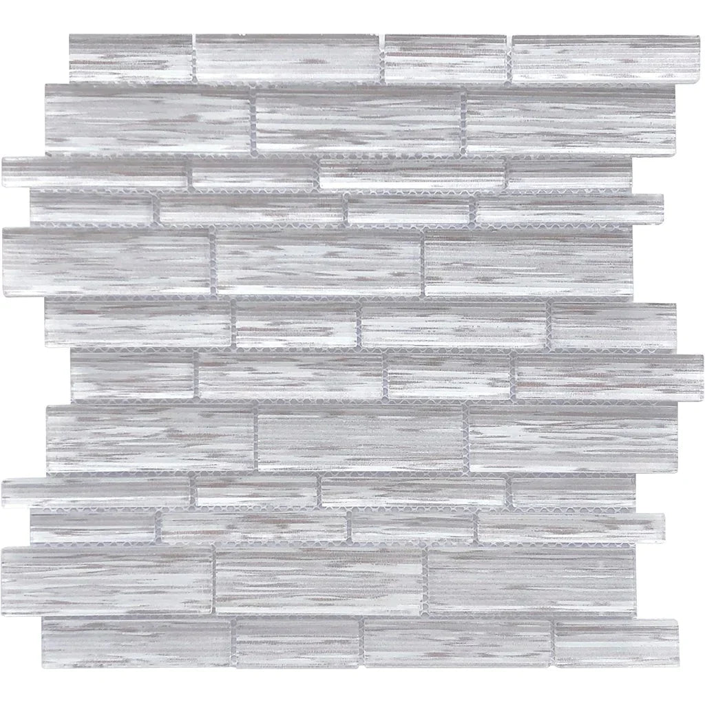 Aquatica Coral Cay Multi Linear Glass Mosaic Tile 12x12 - Altona Collection Backsplash