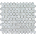 Pearl Hexagon Glass Mosaic Tile 10.75x11.25 Aurora Collection