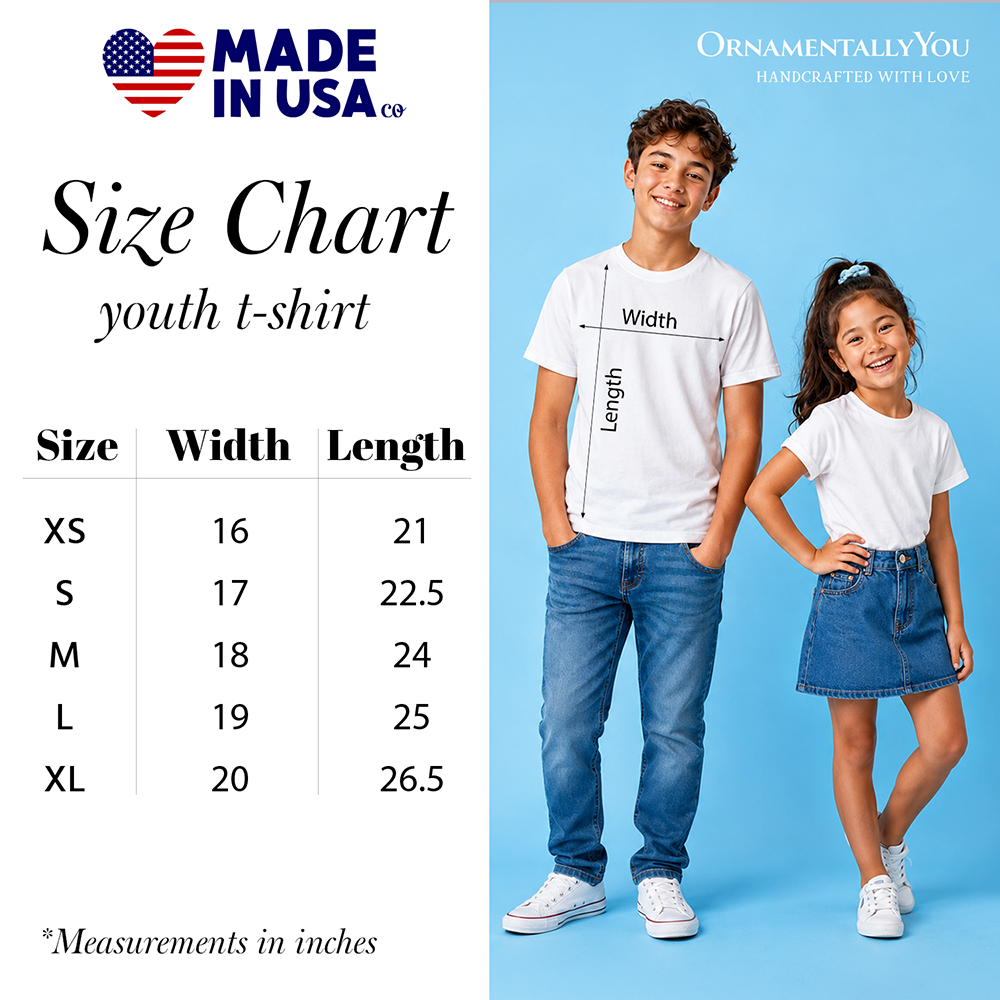 Kids Patriotic Statue of Liberty and Fireworks T-Shirt, Festive 4th of July Youth Tee