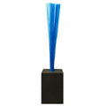 FOAM BASE PLUG W/OPTIC BLUE TASSEL
