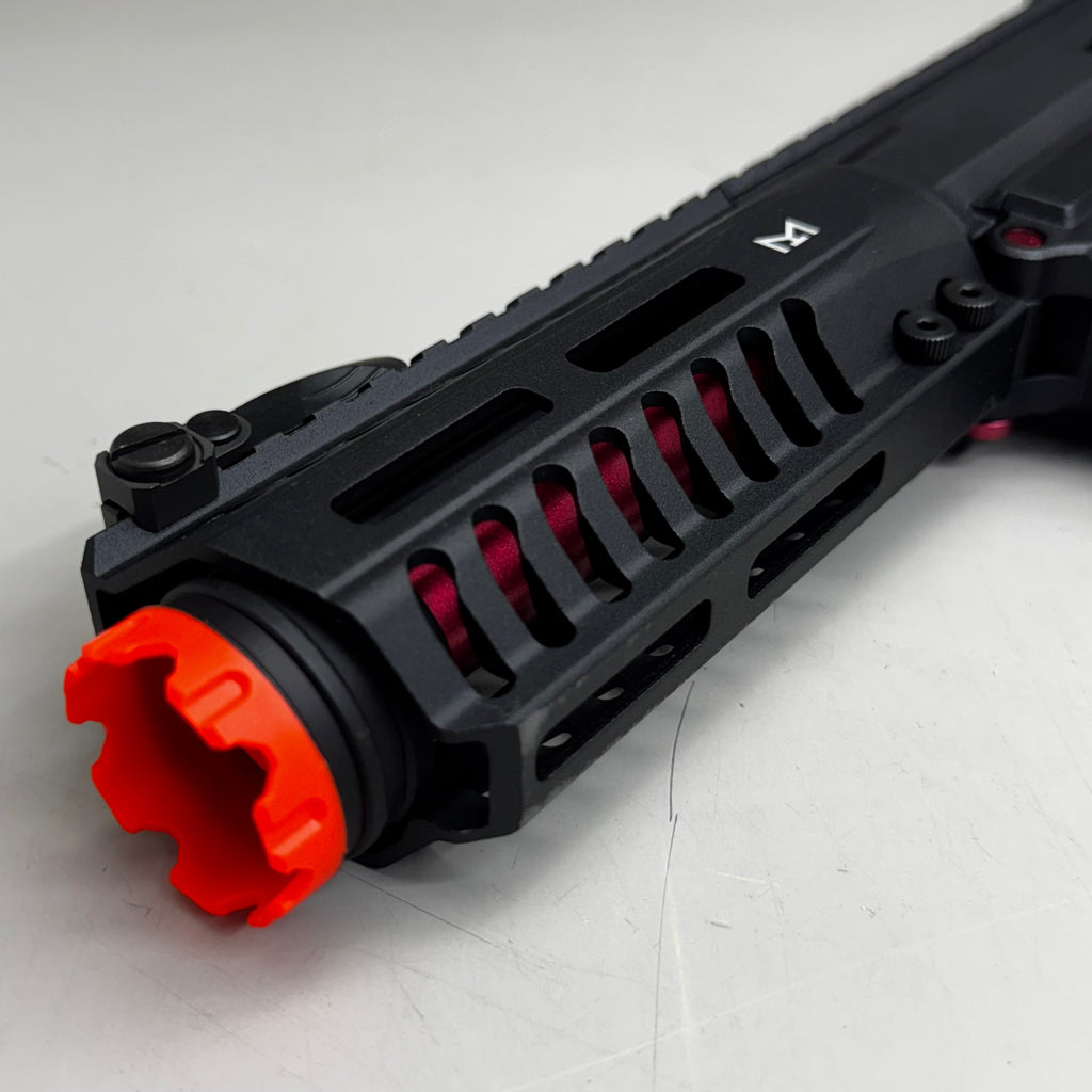 G & G ARMAMENT Airsoft Combat Machine Super Rangers Fire ARP 9 Series Black & Red