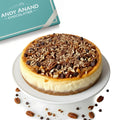 Andy Anand Sugar-Free Turtle Cheesecake, 9-Inch, 2 lb – Caramel, Pecans & Dark Chocolate, Diabetic-Friendly, California Cream Cheese Gift