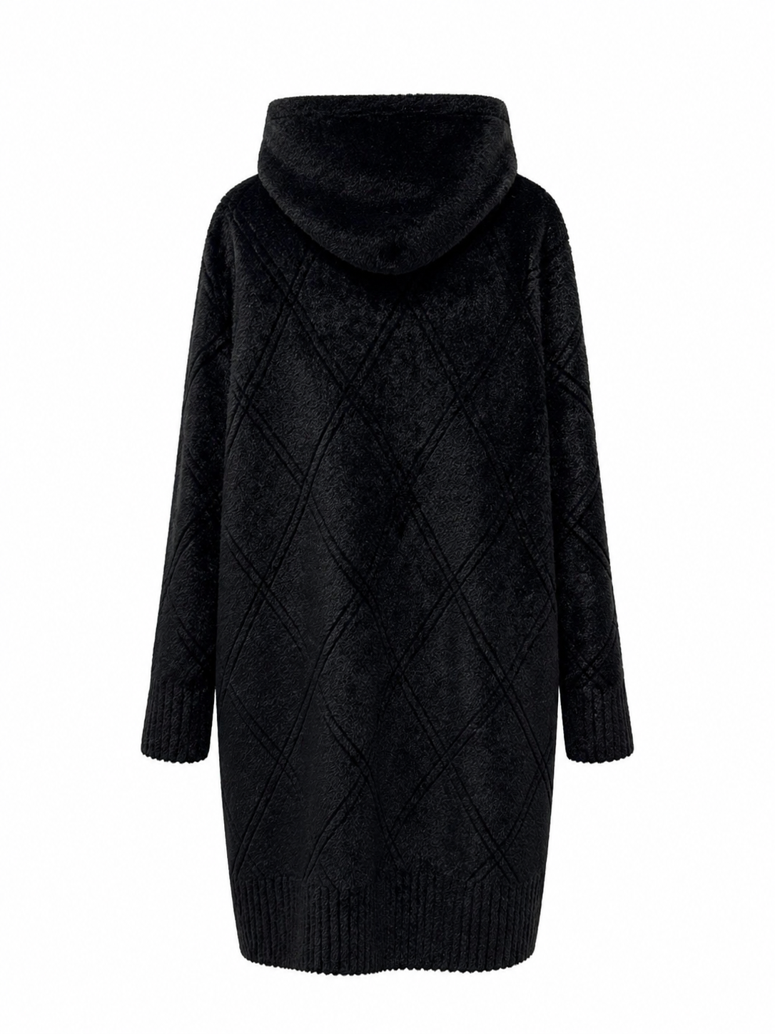 ⇆ Reversible Faux Fur & Suede Coat