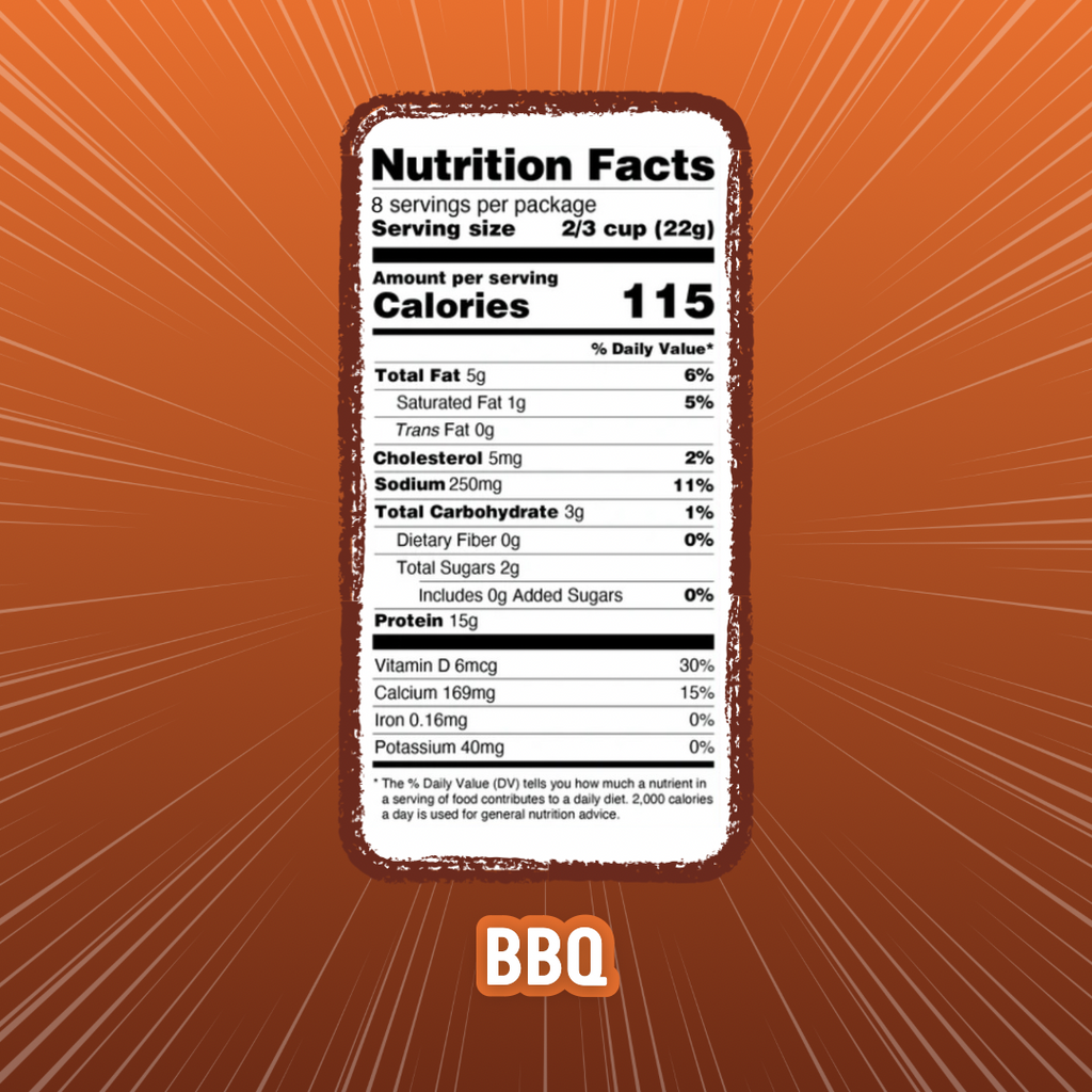 Carolina BBQ Protein Puffs Single Serving - 8-Pack Box
