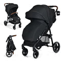 5-Point Harness Lightweight Infant Stroller with Foot Cover and Adjustable Backrest