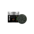 Men Bamboo Charcoal Black Hair Soap, Solid Hair Care, Clean Scalp, Smooth Black Hair Repair And Nourish Hair Roots