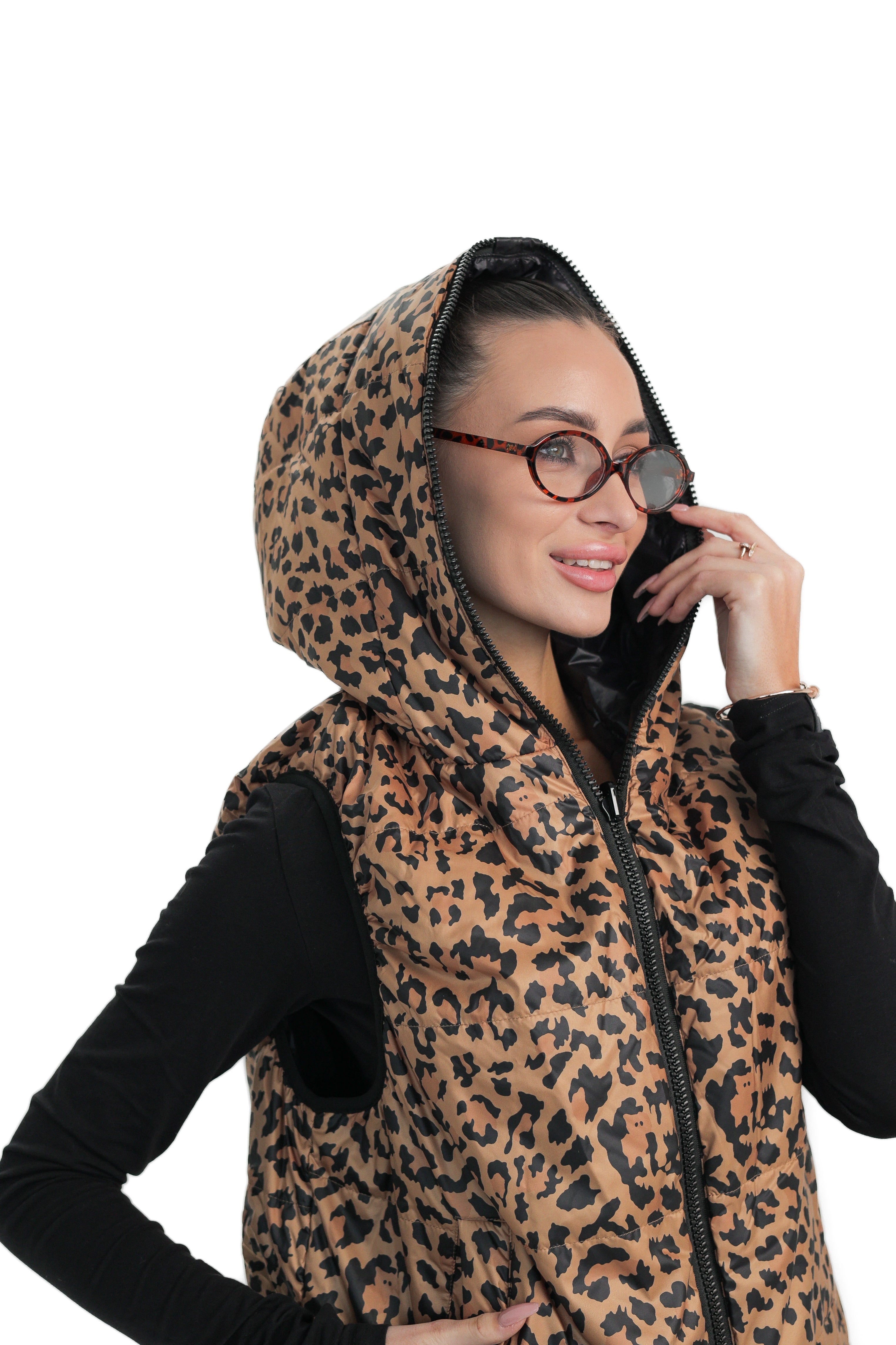 ⇆ Reversible Light Insulated Vest Black | Leo