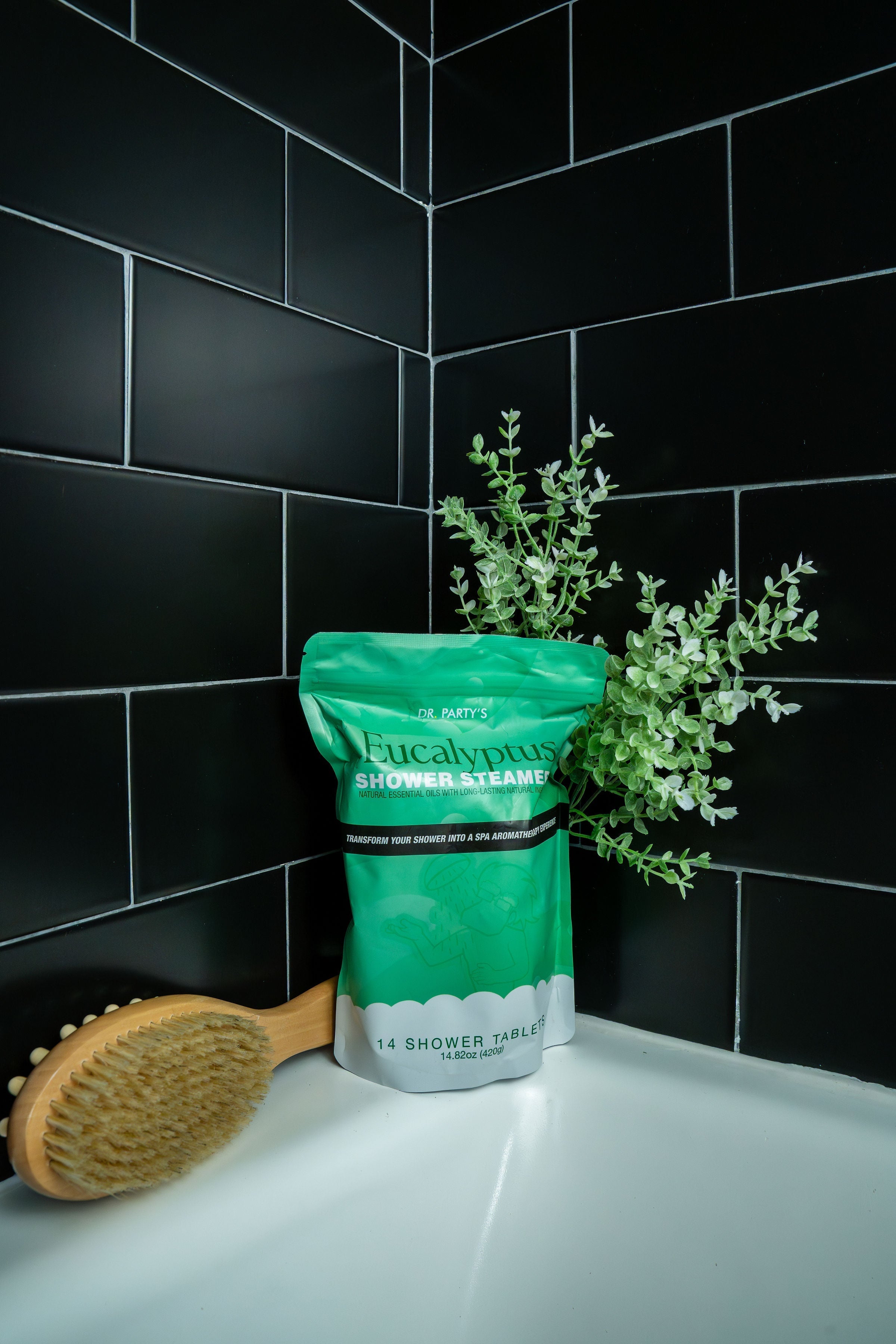 Eucalyptus Scented Shower Steamers - Aromatherapy Shower Tablets, Dermatologist Approved, Pack of 14
