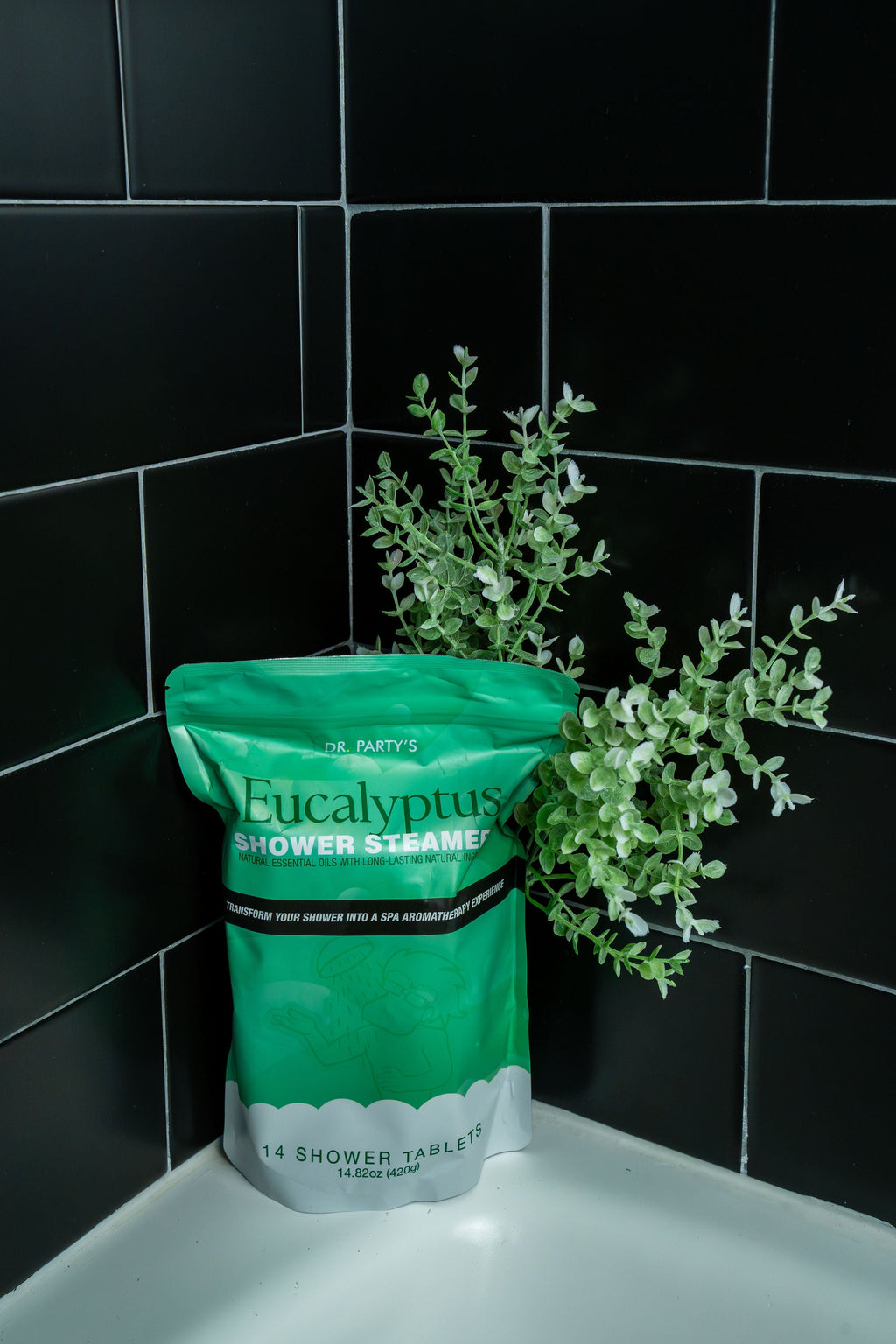 Eucalyptus Scented Shower Steamers - Aromatherapy Shower Tablets, Dermatologist Approved, Pack of 14