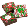 Christmas Triple Chocolate Extra Large Brownies-Single Individually Wrapped