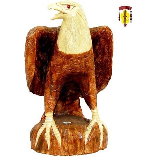 Bald Eagle Wood Carving 20" Tall