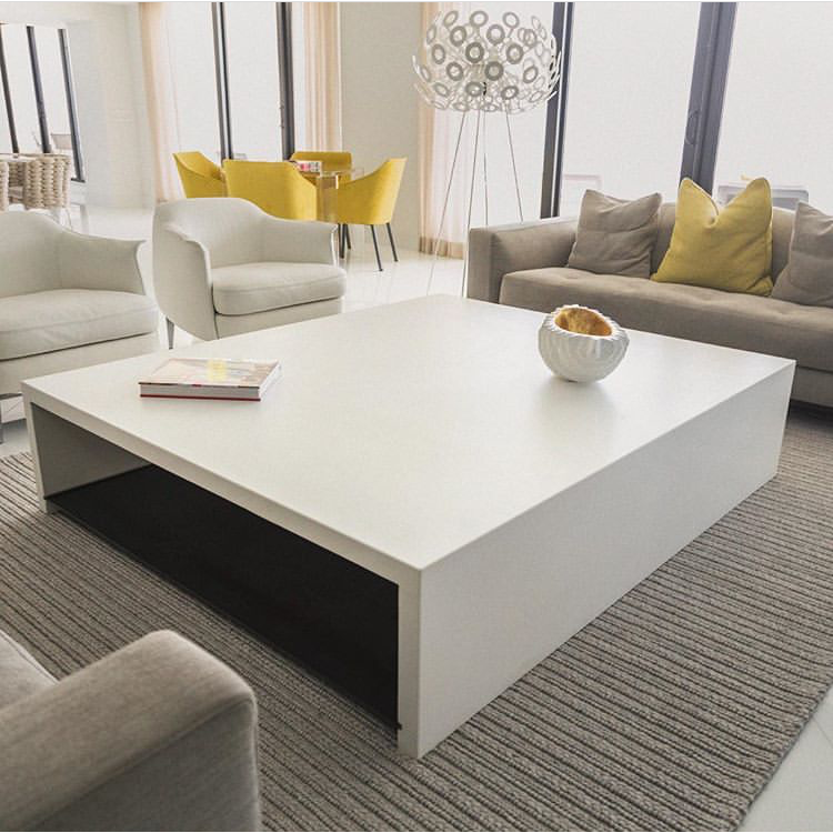 Barocco Elfheim Design Modern Concrete Coffee Table 47x24x12