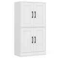 Bathroom Cabinet 43.5 inch Storage Cabinet with Doors and Adjustable Shelves
