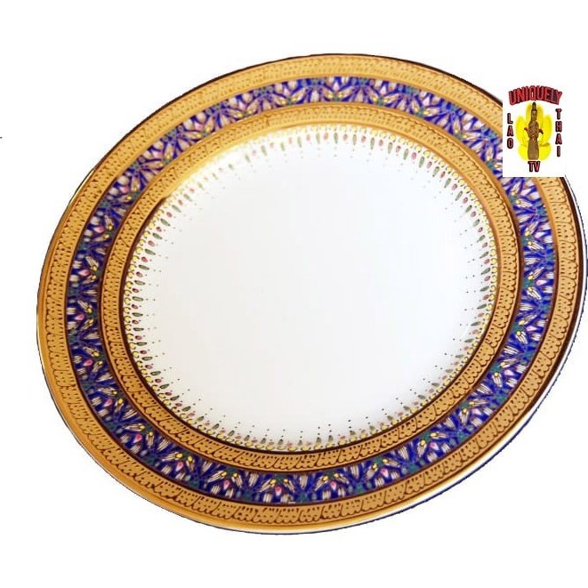 Benjarong, Plate 8" Diameter