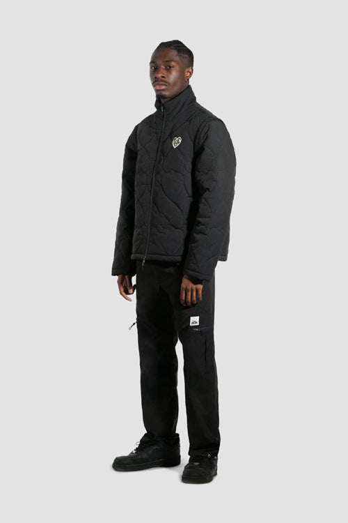 White Lines Waterproof Puffer Jacket