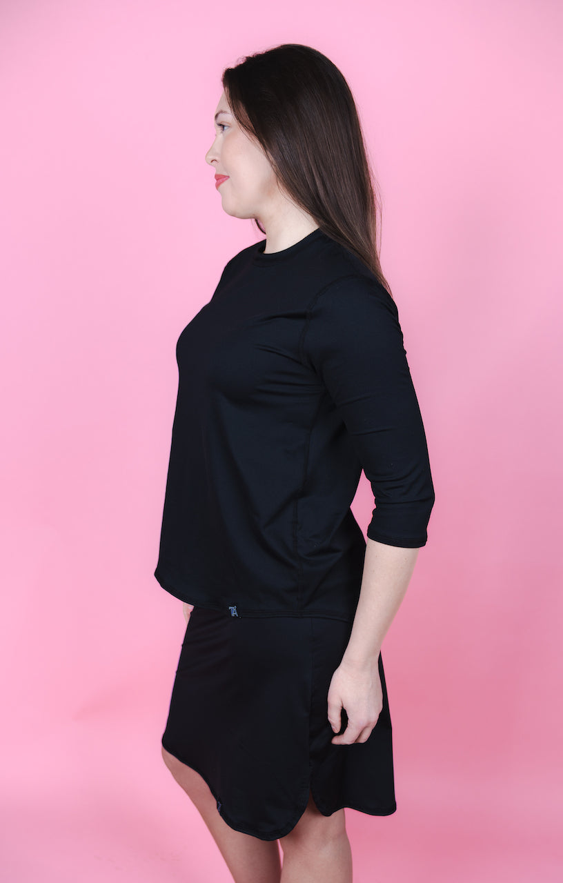 Performance Quarter Sleeve - Black