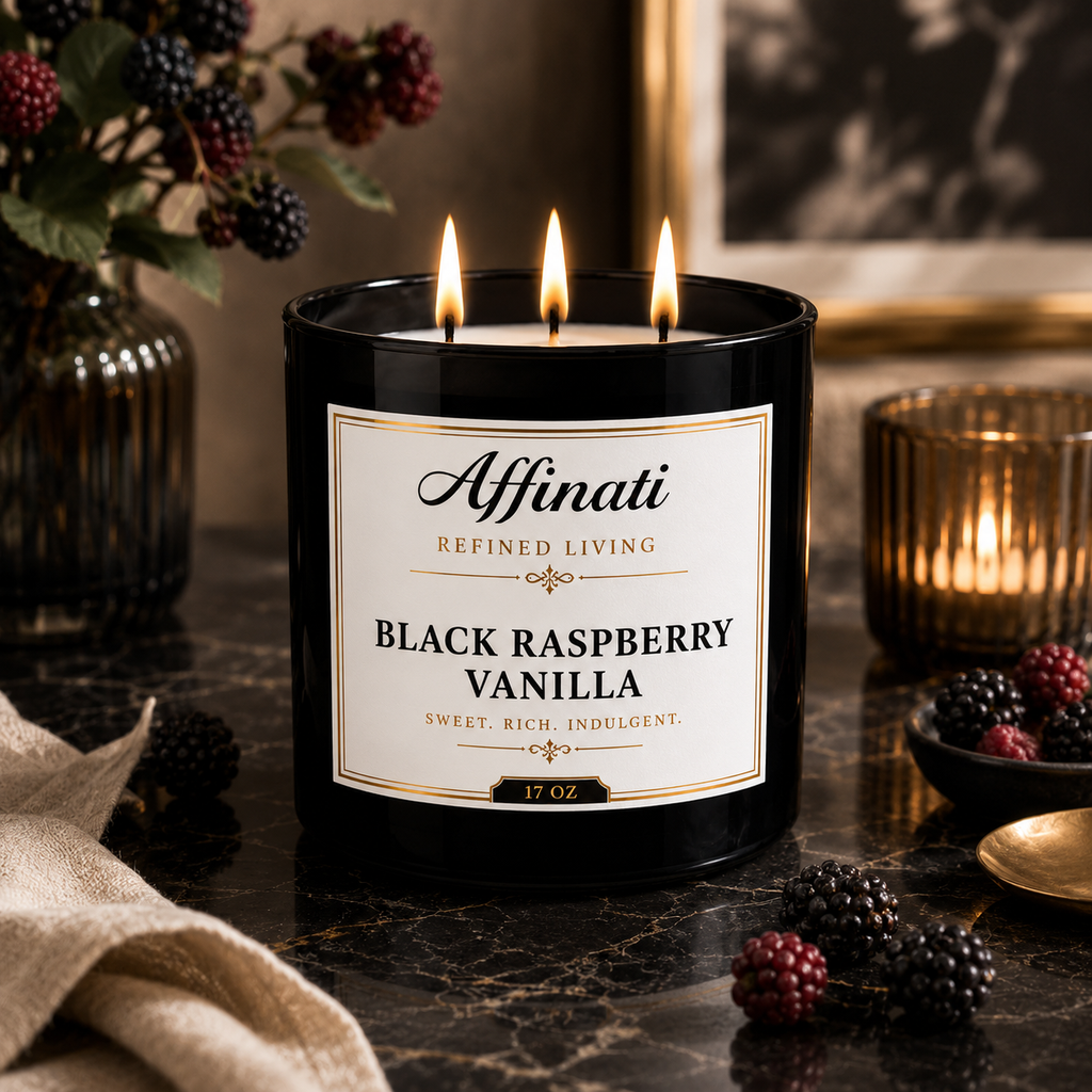 Black Raspberry Vanilla 3-Wick Candle