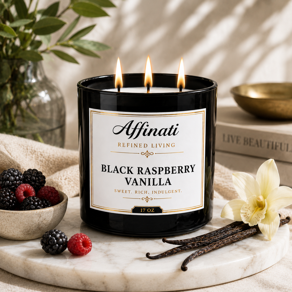 Black Raspberry Vanilla 3-Wick Candle