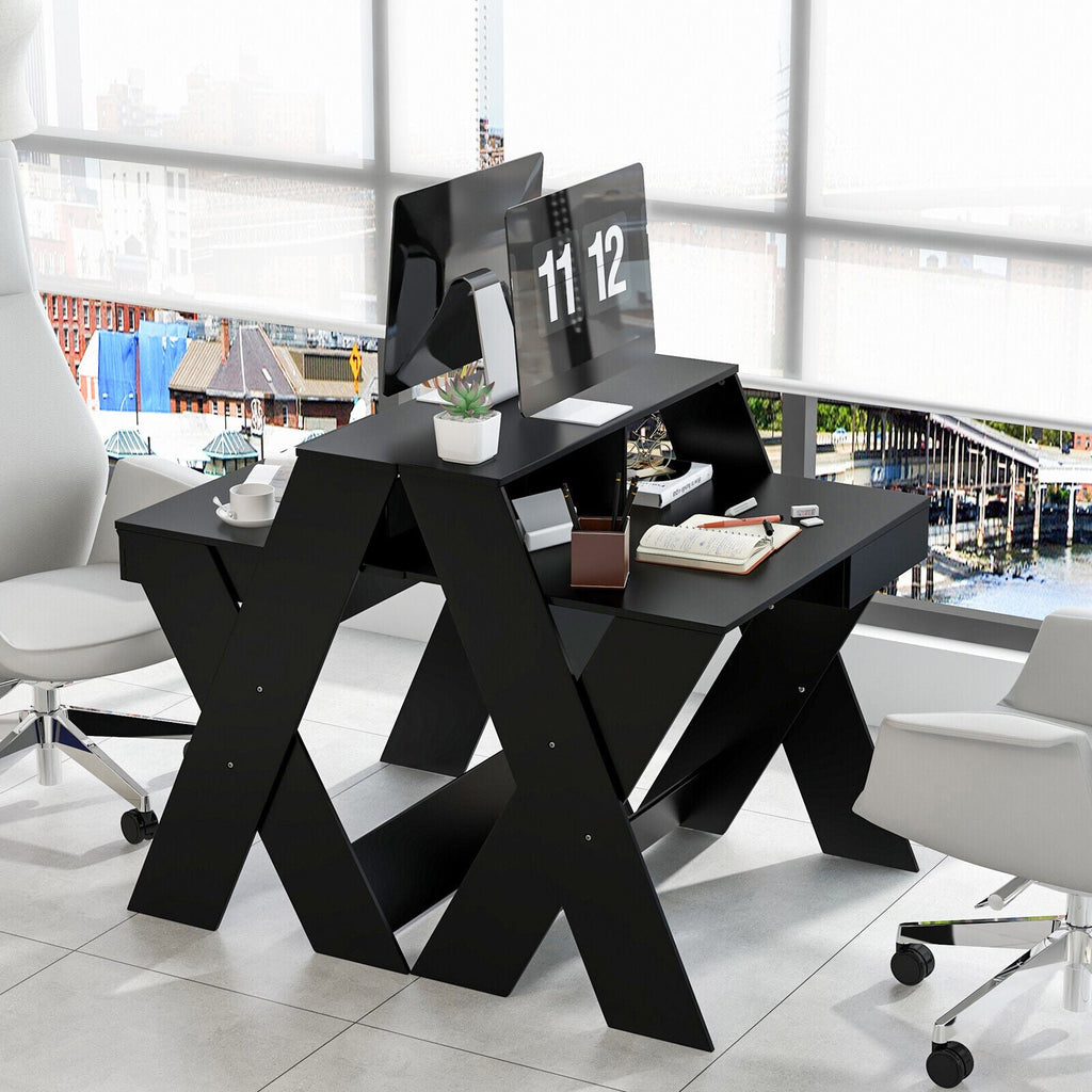 Small Computer Desk with Storage Drawer