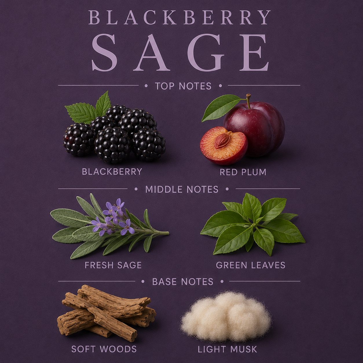 Blackberry Sage Whipped Soap