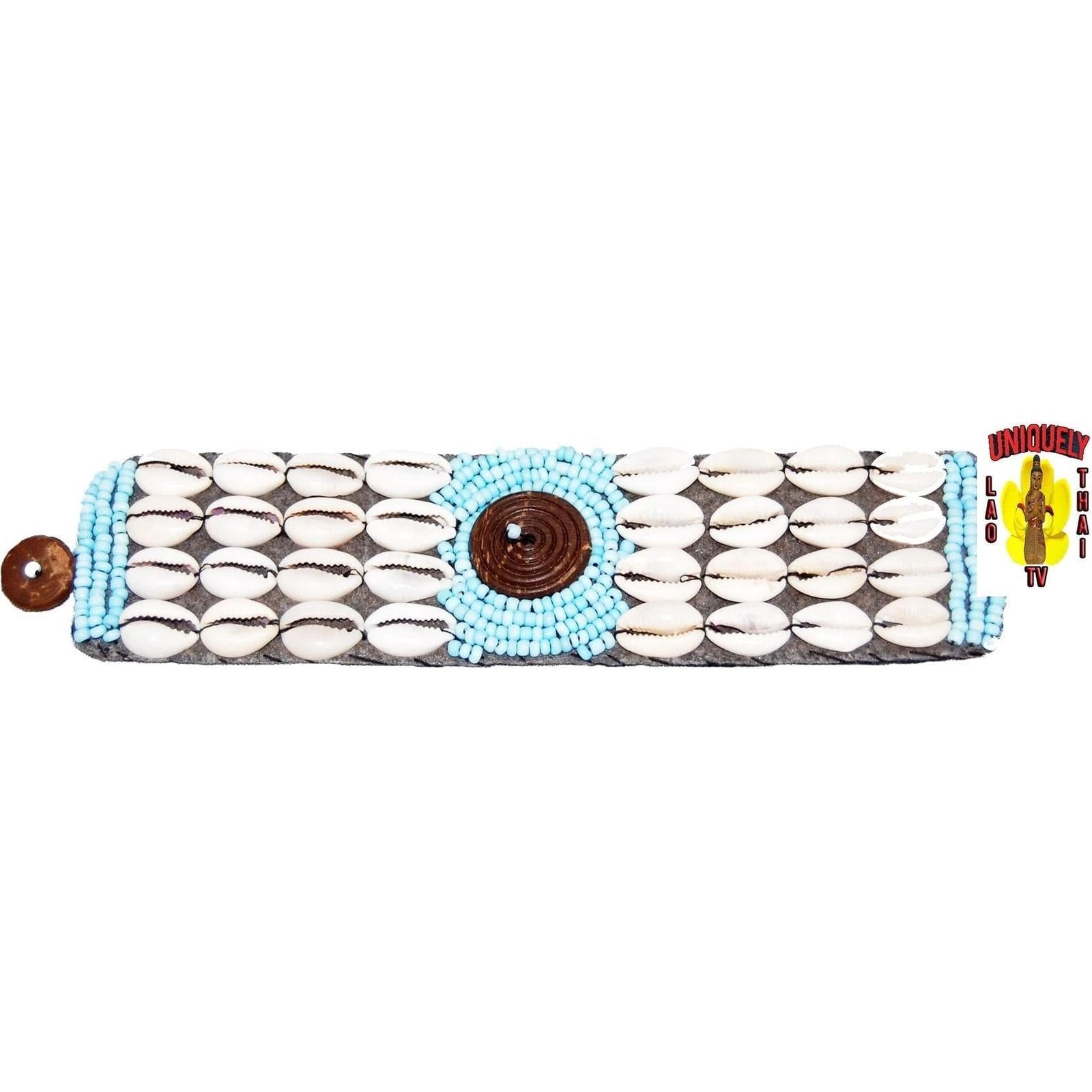 Blue Bracelet with SeaShell