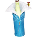 Blue-White Fabric Bottle Bag