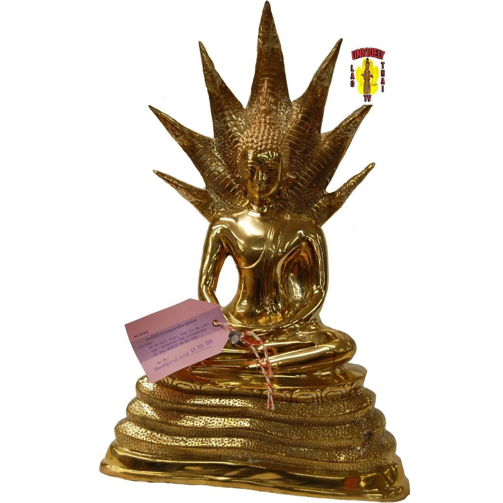 Cast Bronze Buddha Saturday 18" Tall