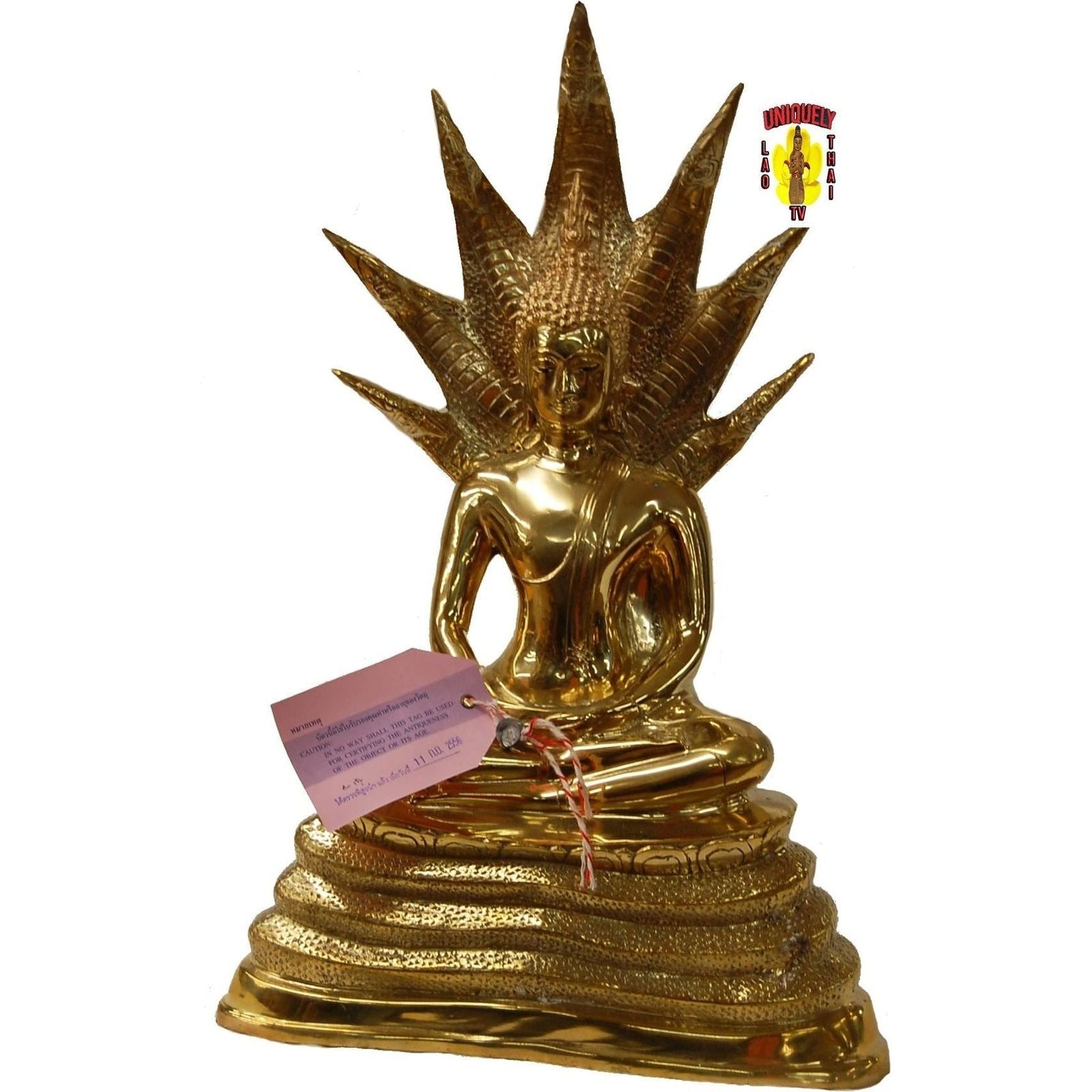 Cast Bronze Buddha Saturday 18" Tall