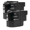 New, Pre-Owned - Brother LC209XXL Extra High Yield Black Ink Cartridge-Pack-2